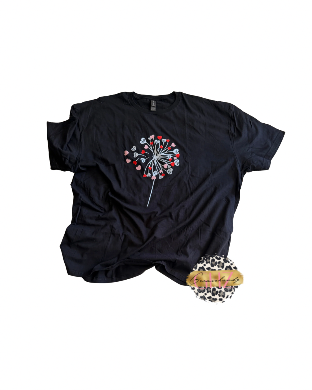 #25 valentine flower tshirt (3XL)