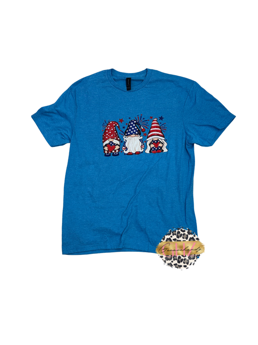 #118 Usa gnomes t-shirt L