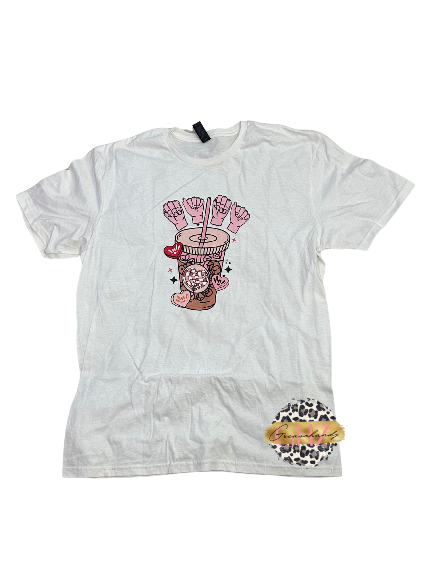 #119 Mama coffee t-shirt L