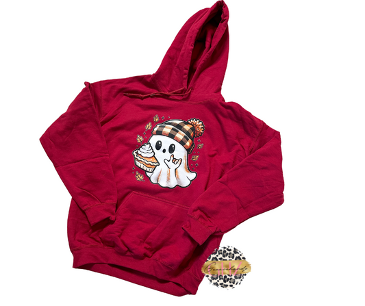 Cute Pumpkin Pie ghost hoodie