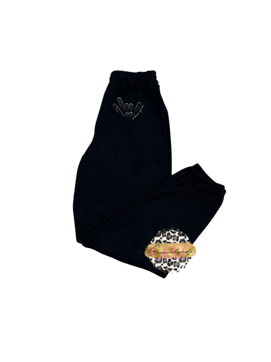 #129 Ily hand sweatpant (S)