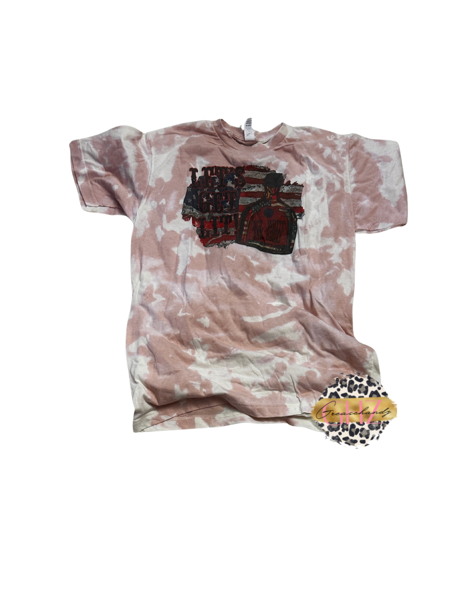 #153 Let get Lit bleached (M)