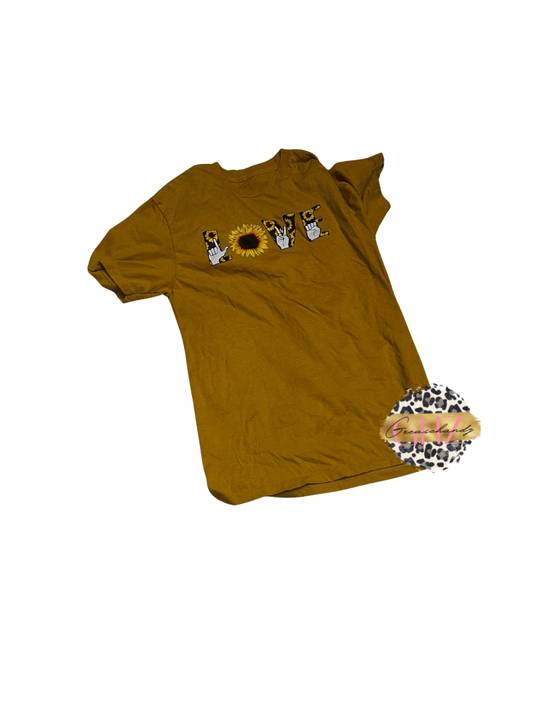 #190 Love Sunflower t-shirt (M)