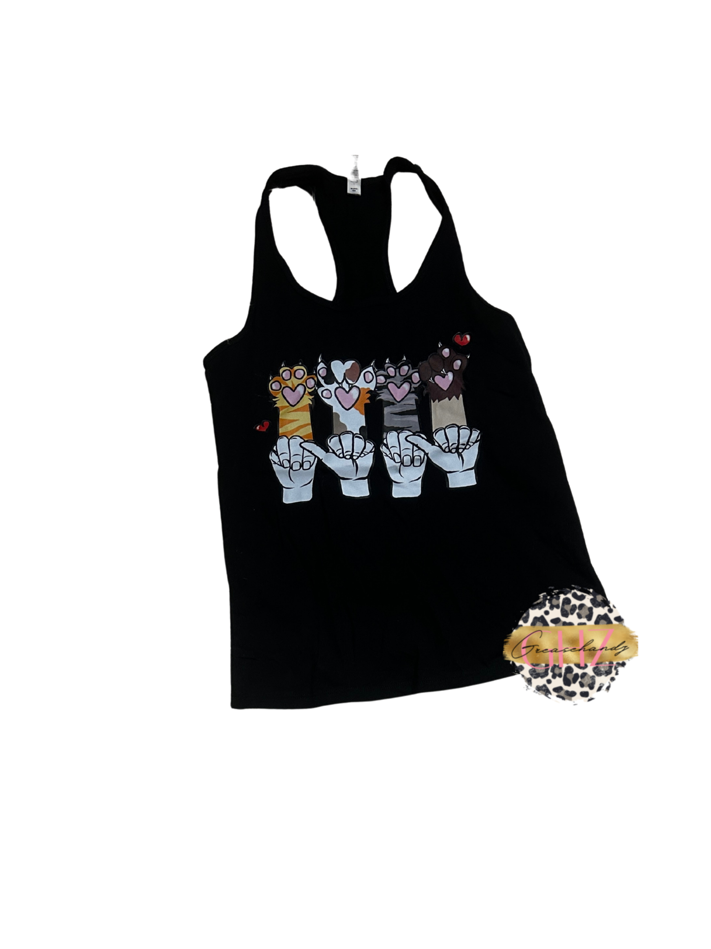 #196 Cat mama asl tanktop (M)