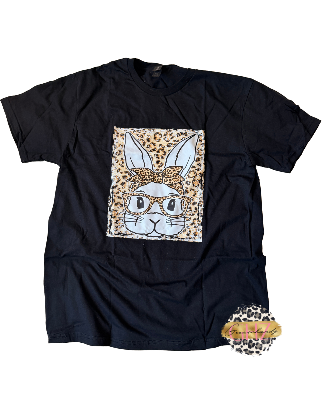 Bunny Leopard black shirt (L)