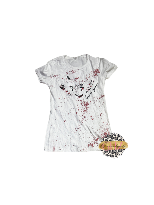 #207 Horror ILY Women' tshirt (M)