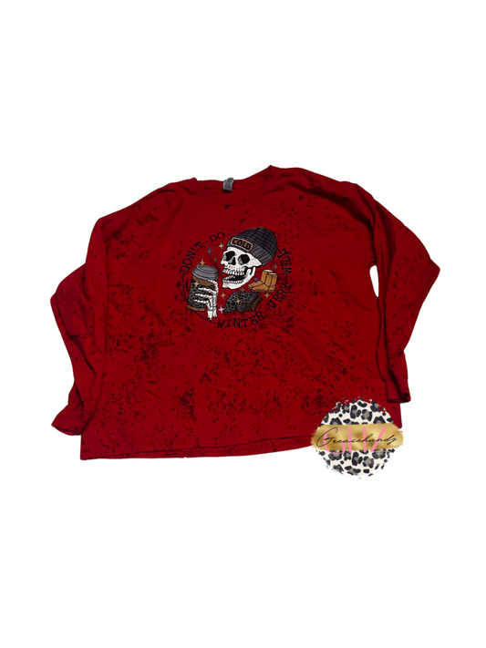 #215 I don't do winter long sleeve (3XL)