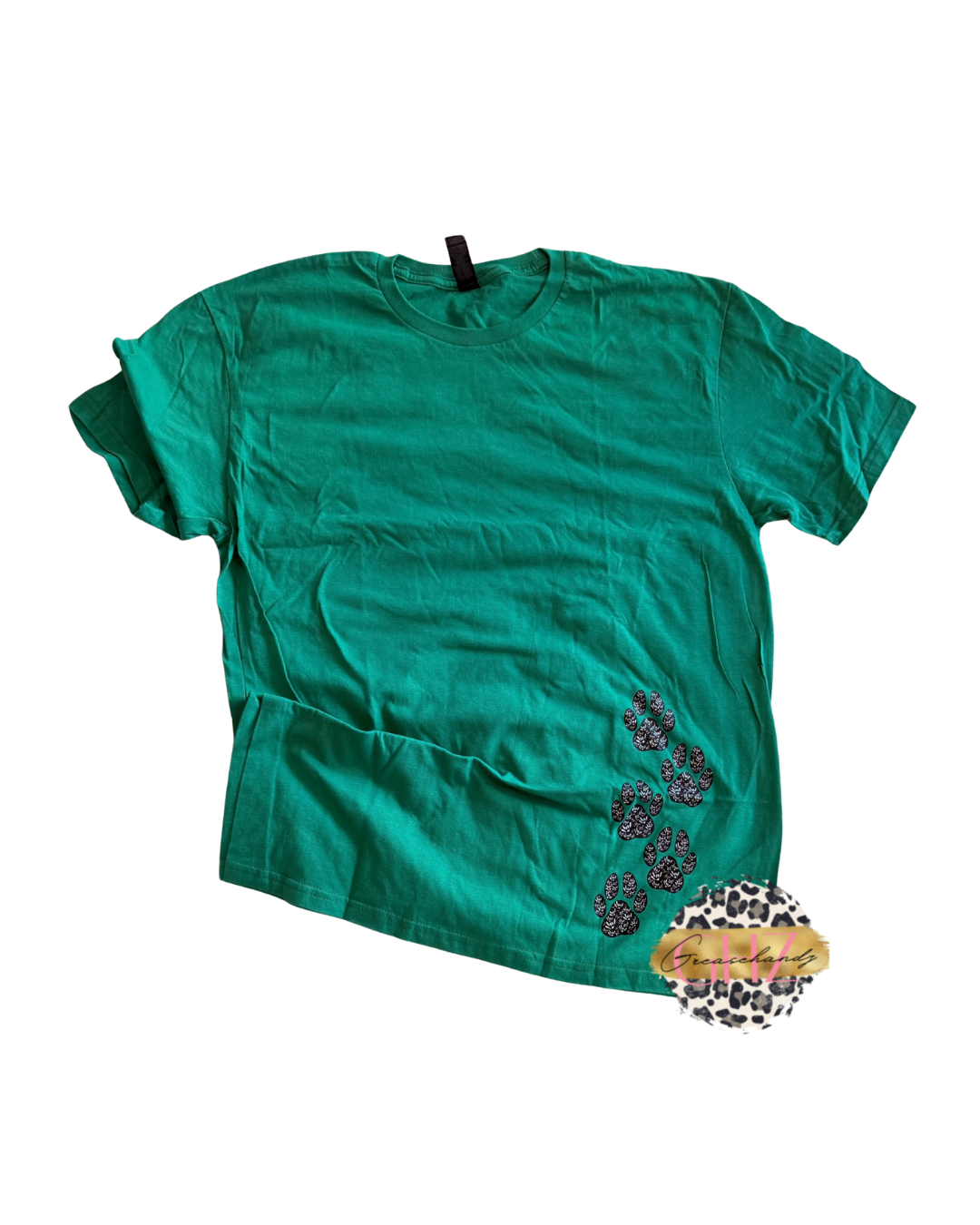 #21 paws ily asl tshirt (L)