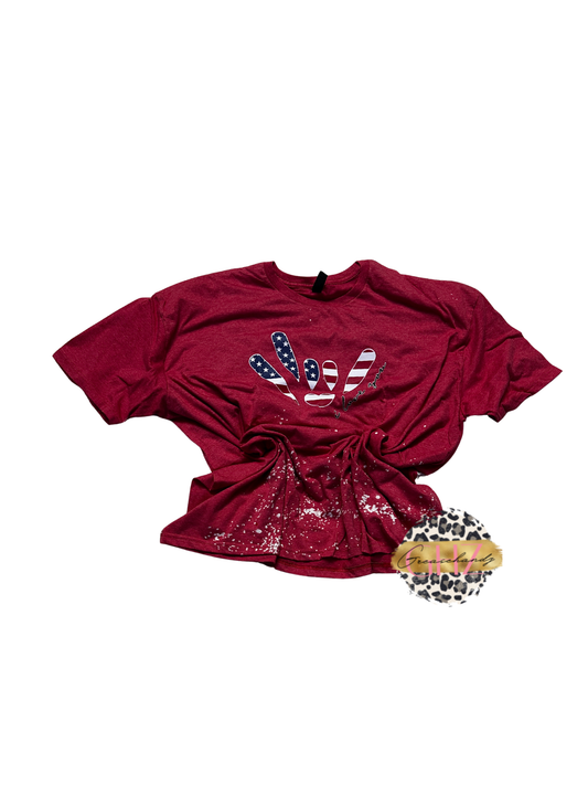 #23 bleached tshirt ily asl tshirt (4xl)