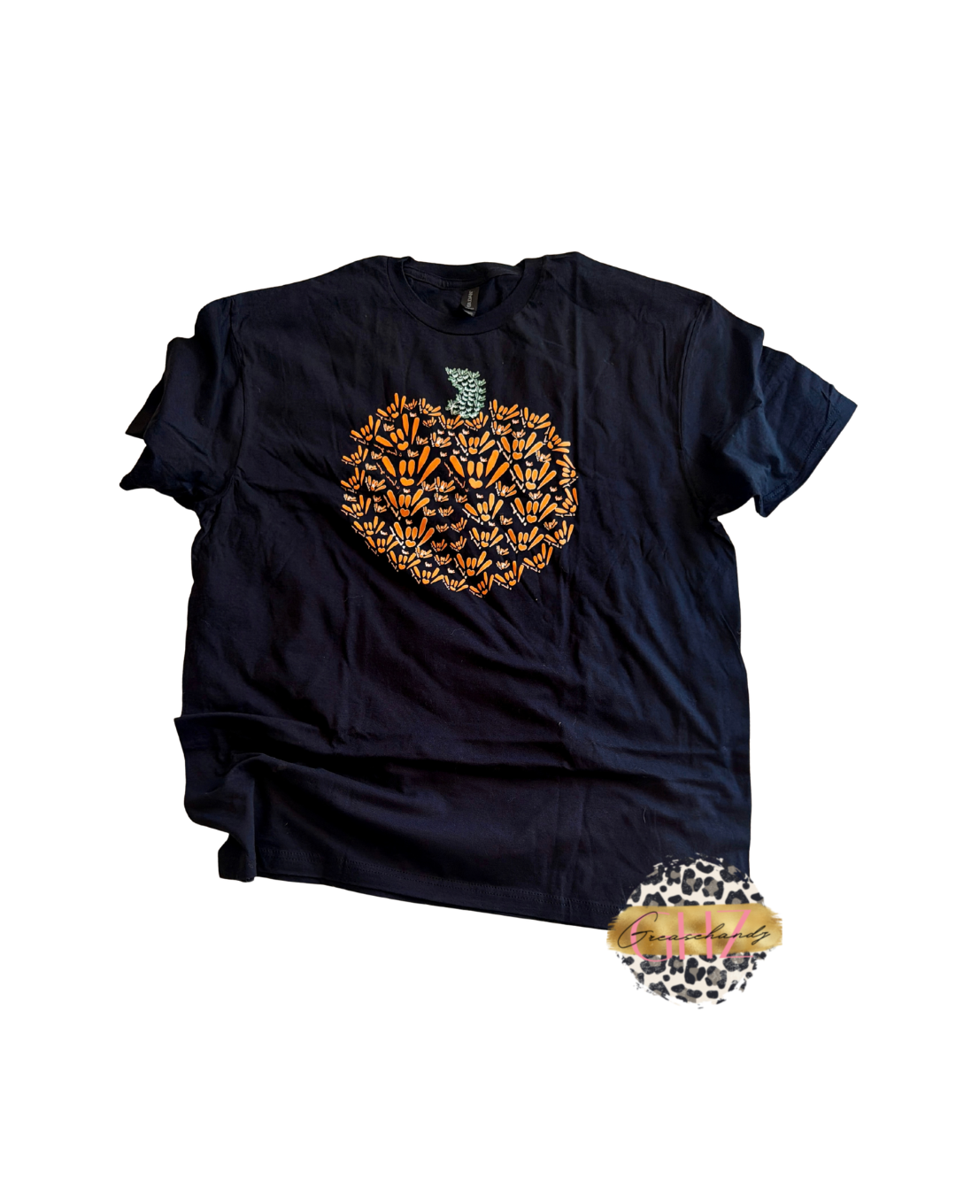 #22 pumpkin ily asl tshirt (XL)