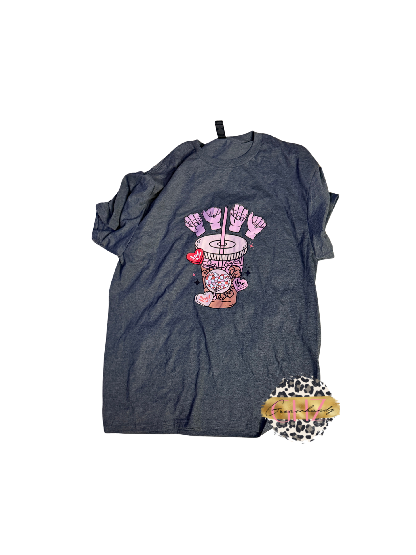 #255 Coffee MAMA tshirt (L)