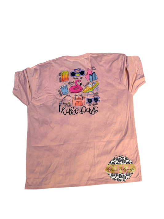 #257 Lake days tshirt (2XL)