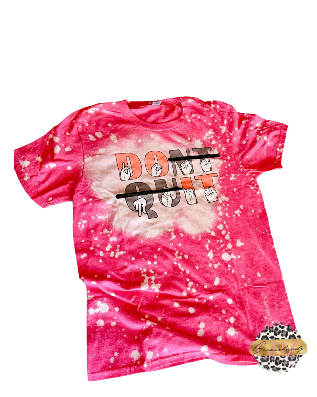 #25 bleached dont quit asl tshirt (s)
