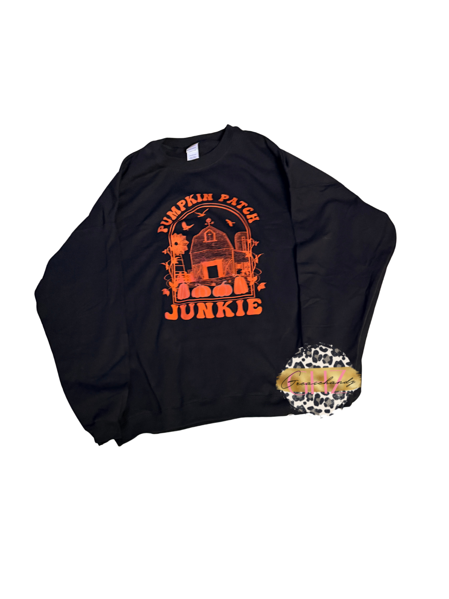 #261 Pumpkin Patch Junkie sweatshirt (3xl)