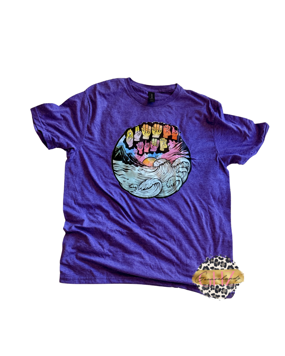 #28 summer time asl tshirt