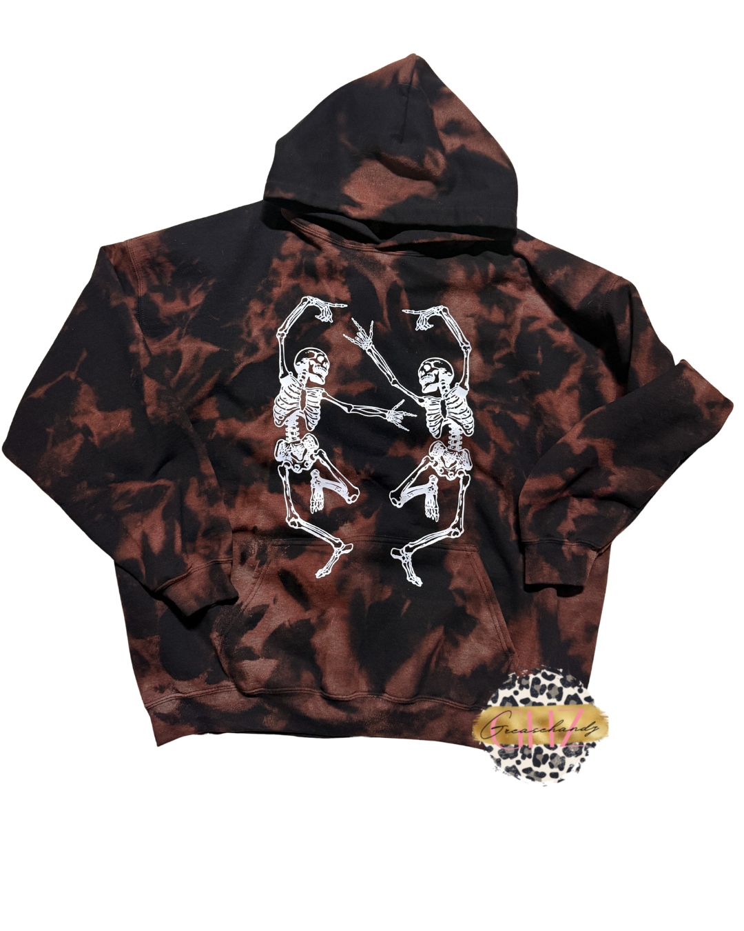 Skelton, I love you ASL (bleached) Hoodie (preorder)
