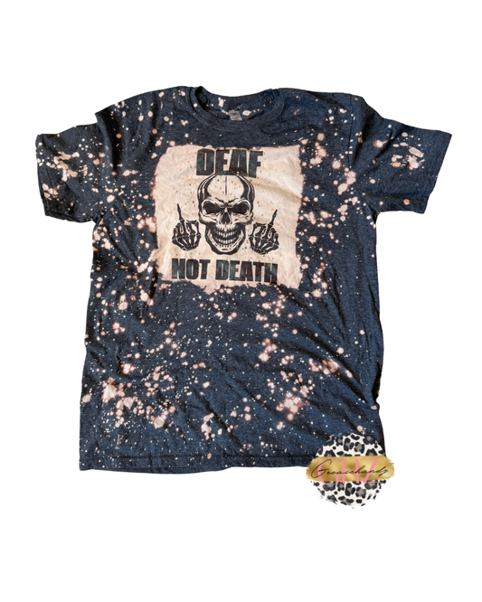 Deaf not DEATH (bleached) L