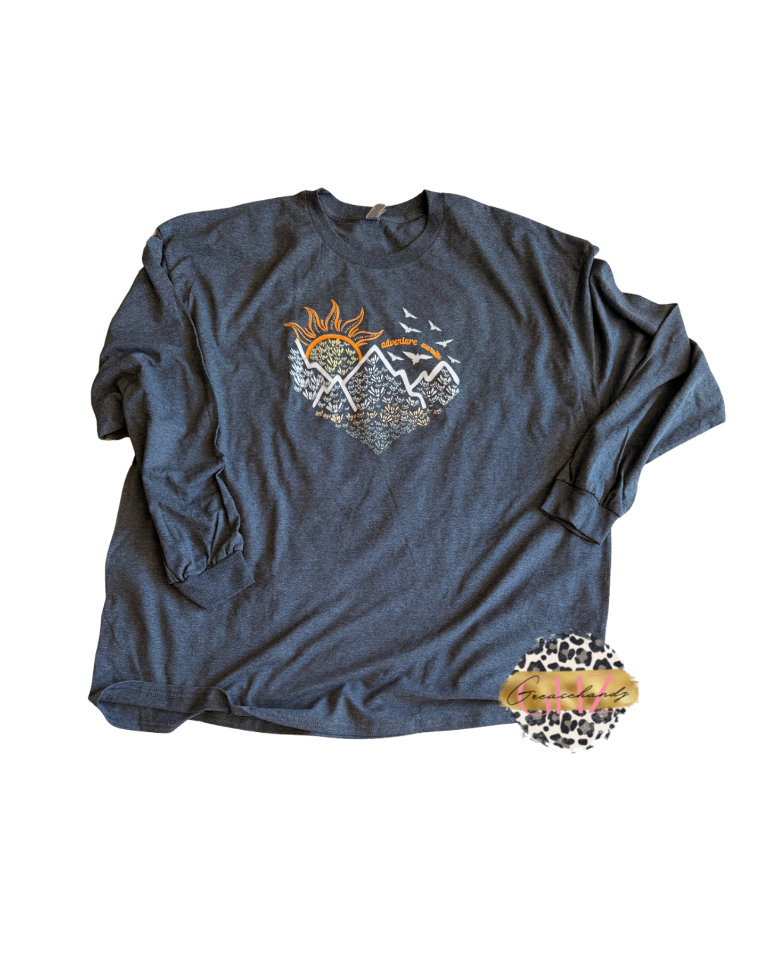 #38 adventure awaits longsleeve (3XL)