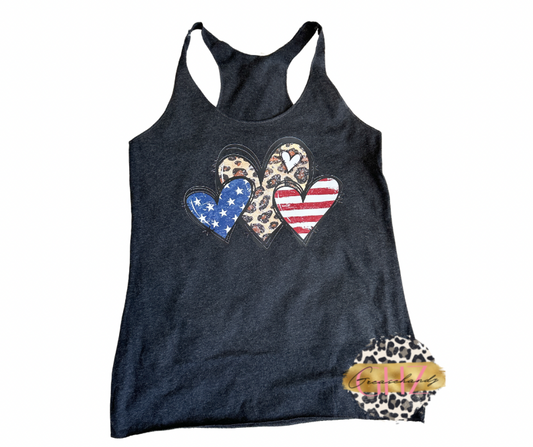 American hearts tank top