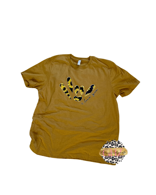 sunflower ily asl tshirt (,XL2XL)