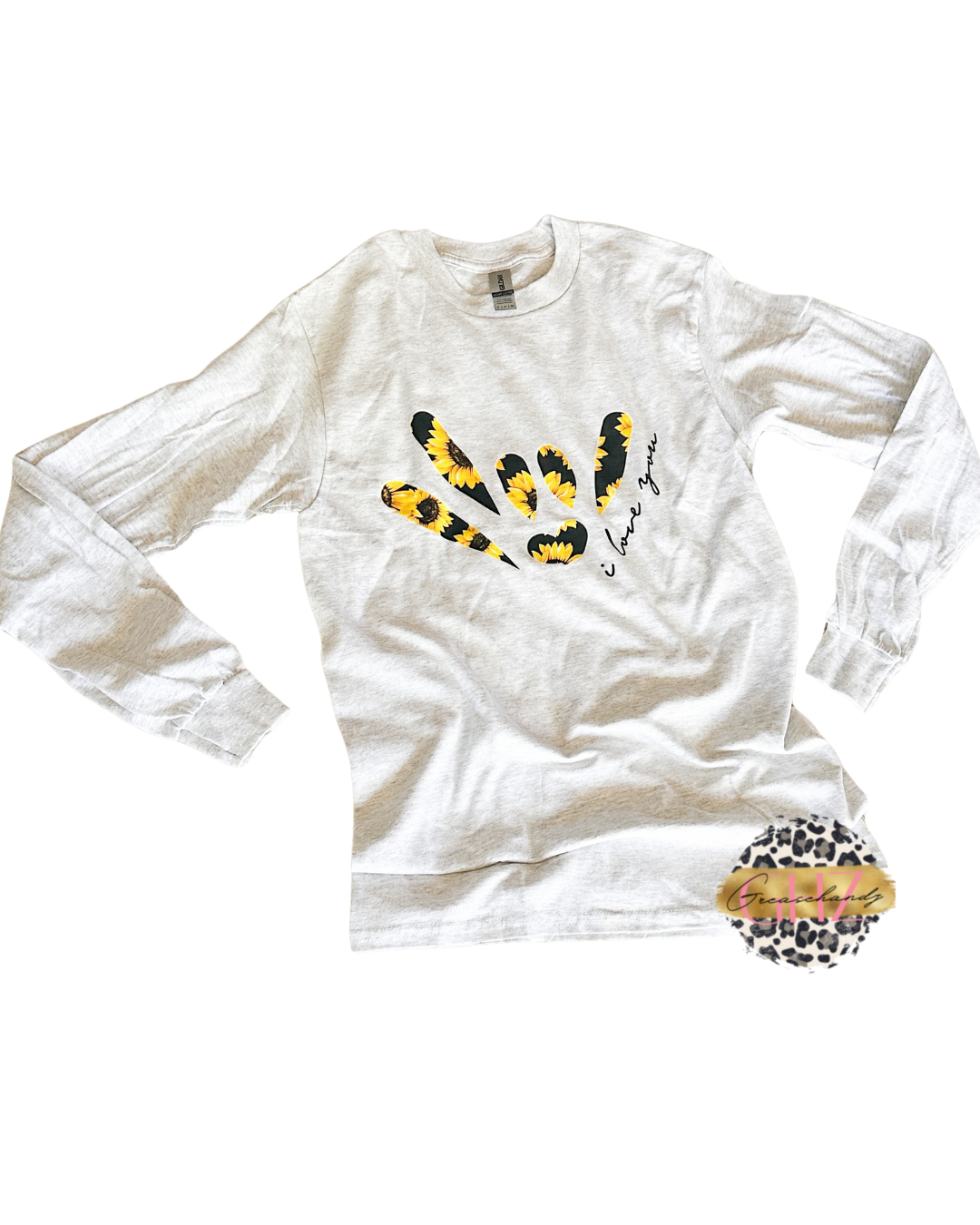 #3 sunflower ily longsleeve (s)
