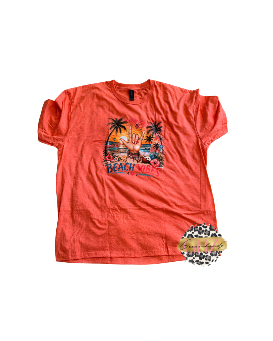 #2 Beach vibes tshirt (2XL) x2