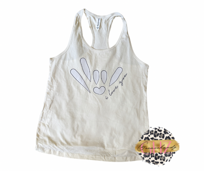 Classic I LOVE YOU  ASL Tanktop