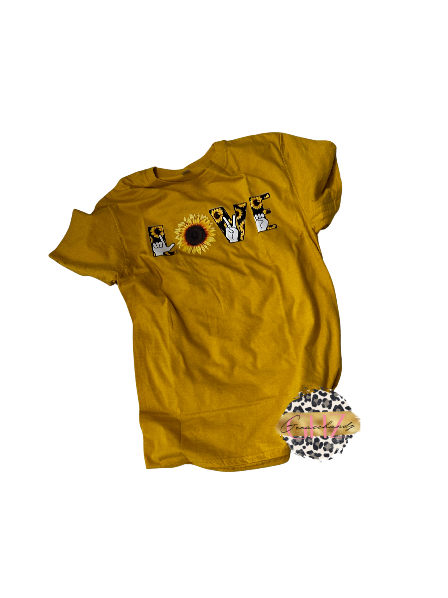 #54 sunflower Love tshirt S