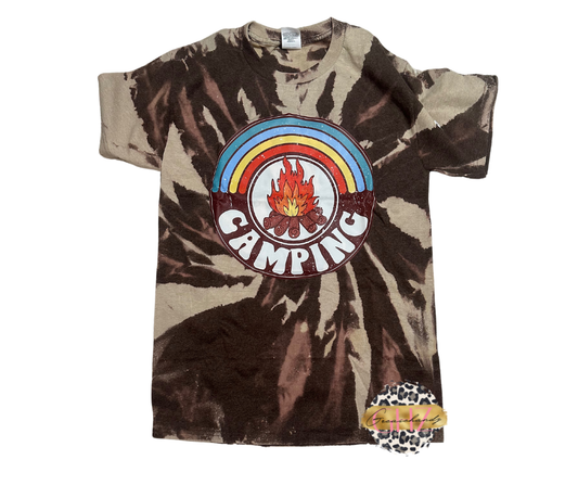 #56  CAMPING Tshirt (bleached)