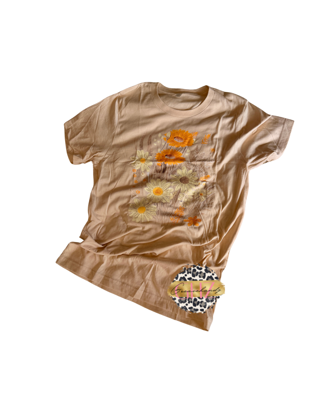#62 vintage wildflower tshirt (M)