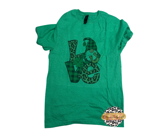 #63 Gnomes St. Patrick LOVE Tshirt