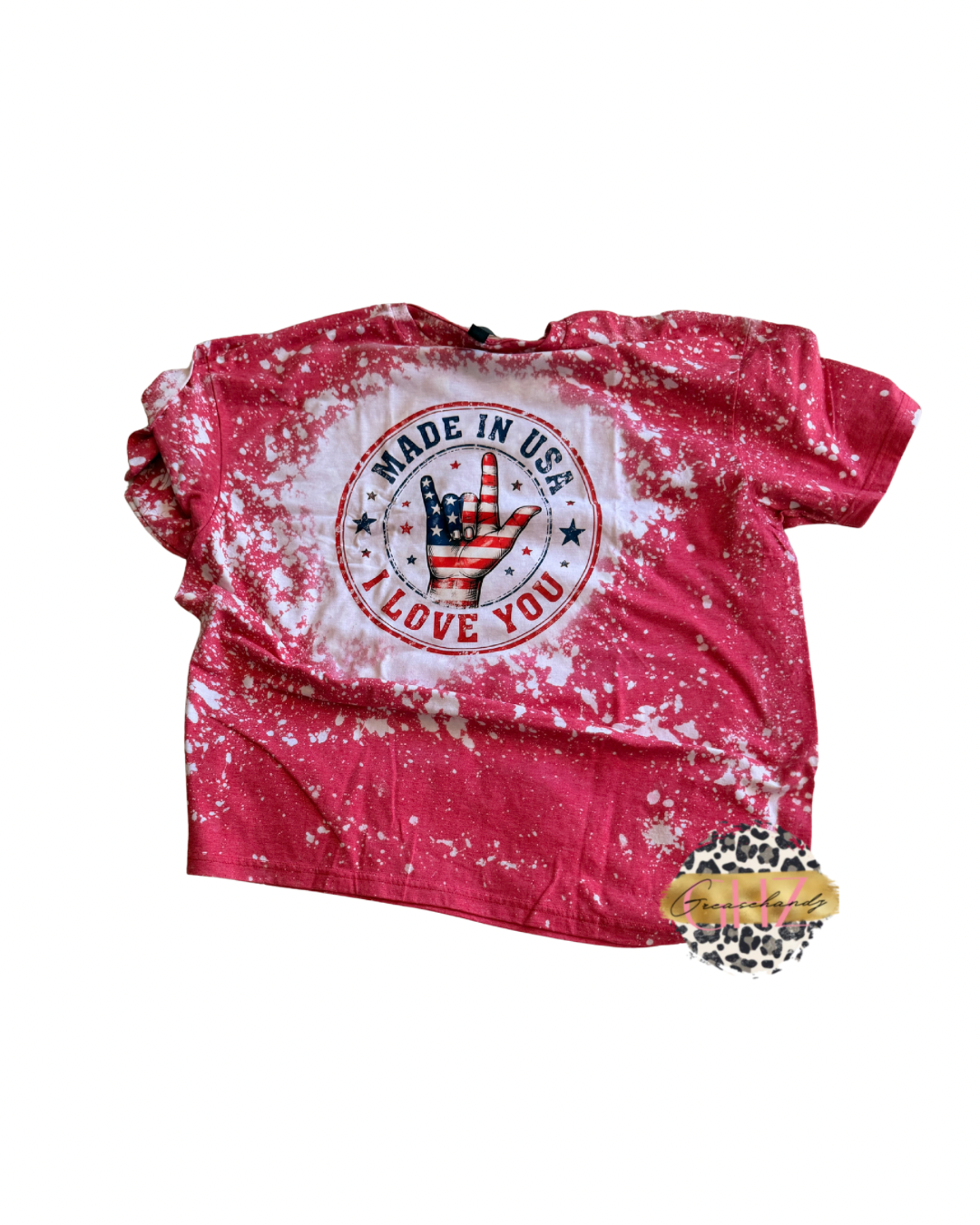 #5 bleached made in usa asl tshirt (2XL)