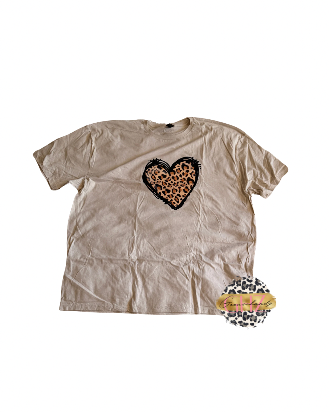 #27 leopard heart tshirt (3XL)