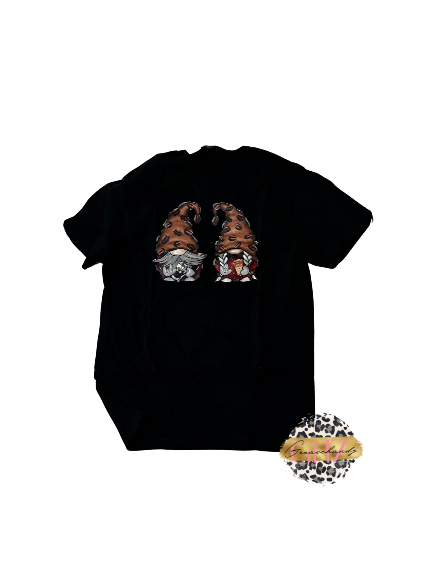 #70 coffee gnomes tshirt M