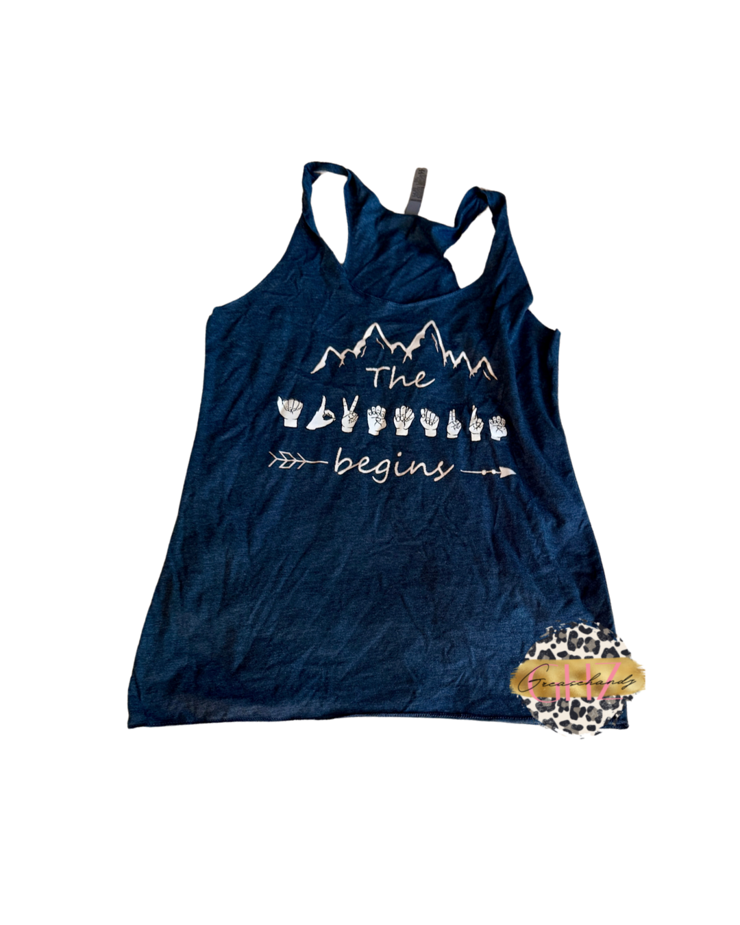 #70 adventure begins asl tanktop
