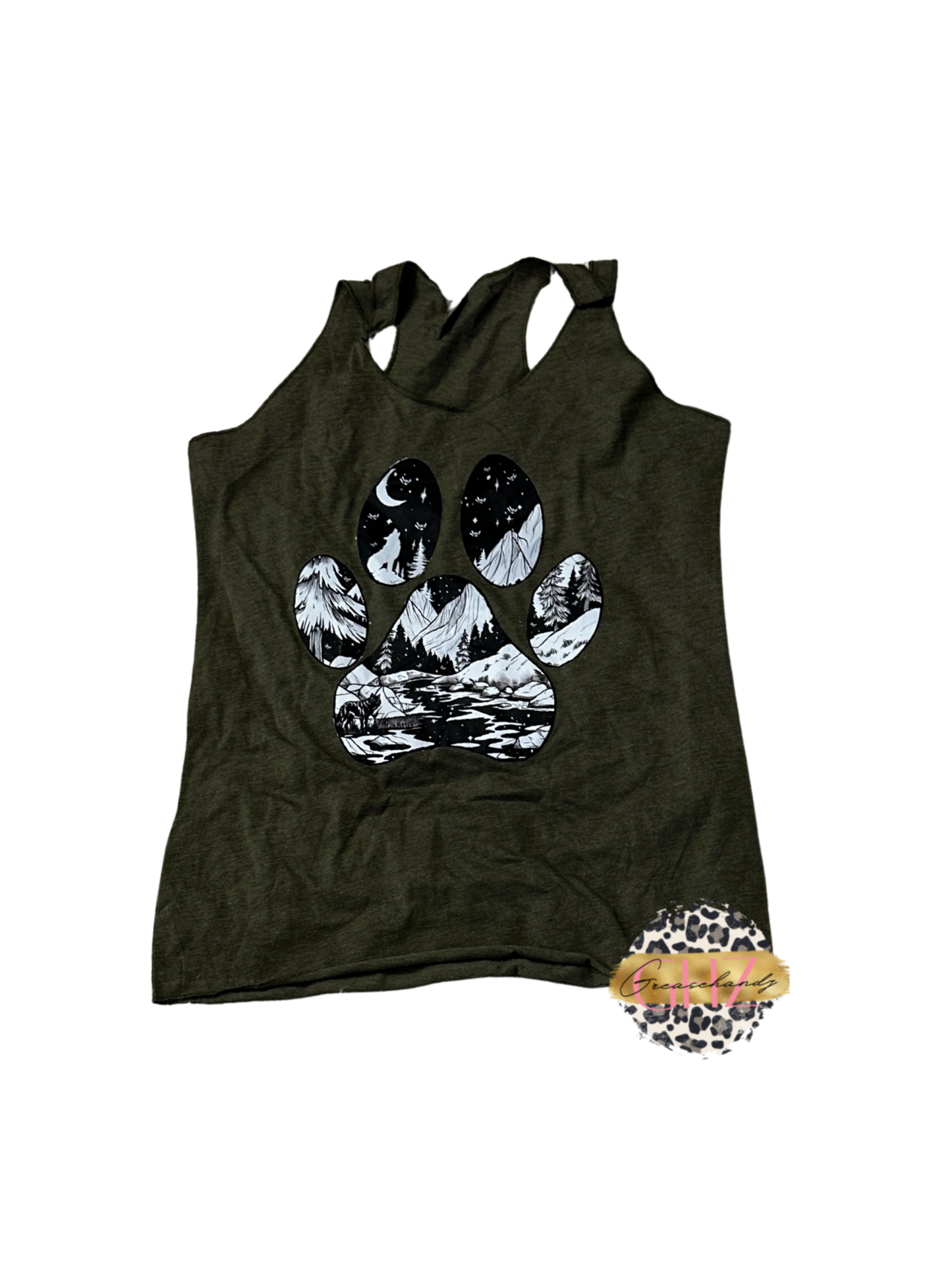 #77 adventure paw tanktop L