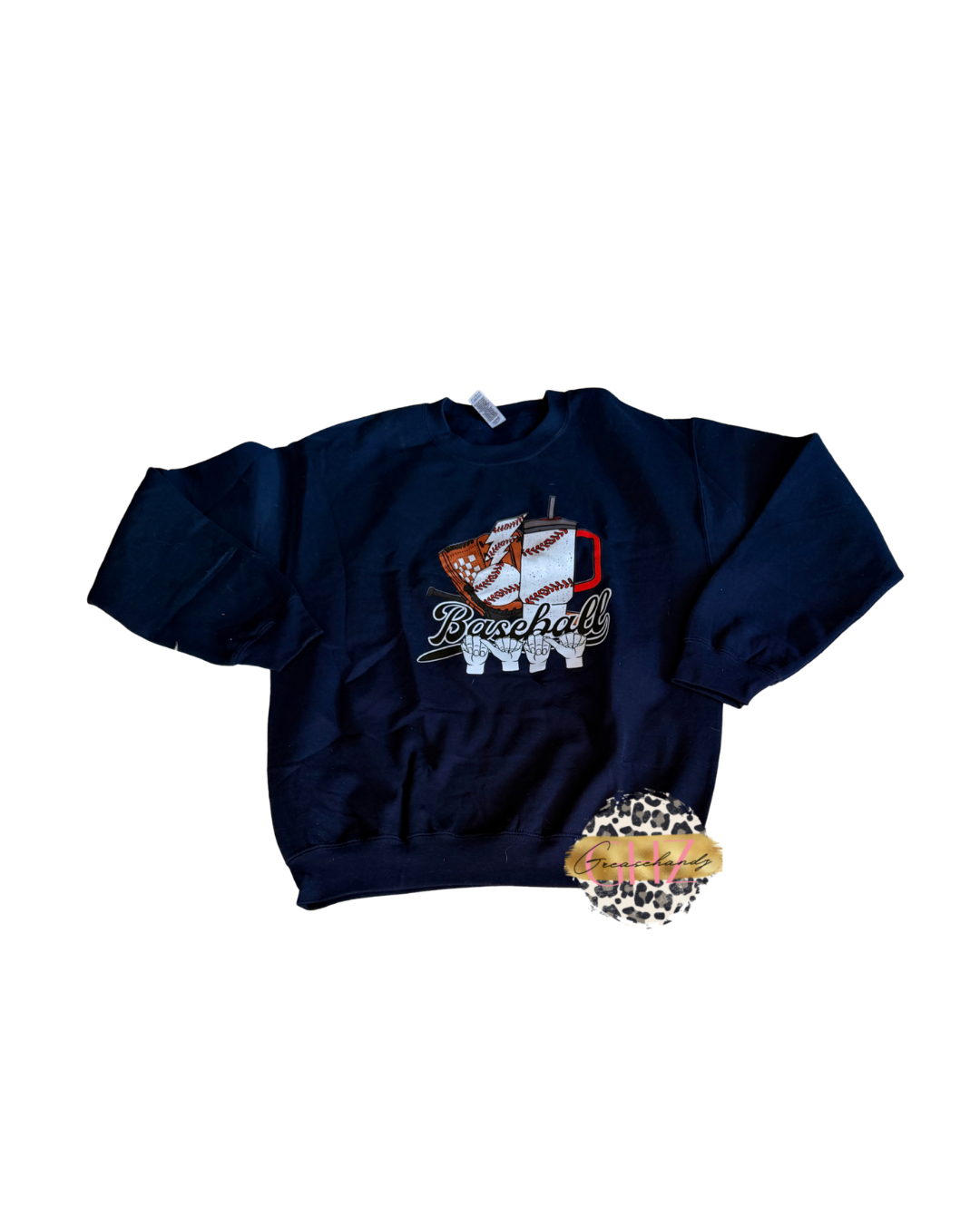 #80 Baseball mama asl sweatshirt (M)