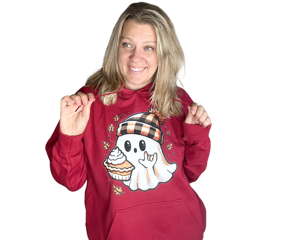 Cute Pumpkin Pie ghost hoodie