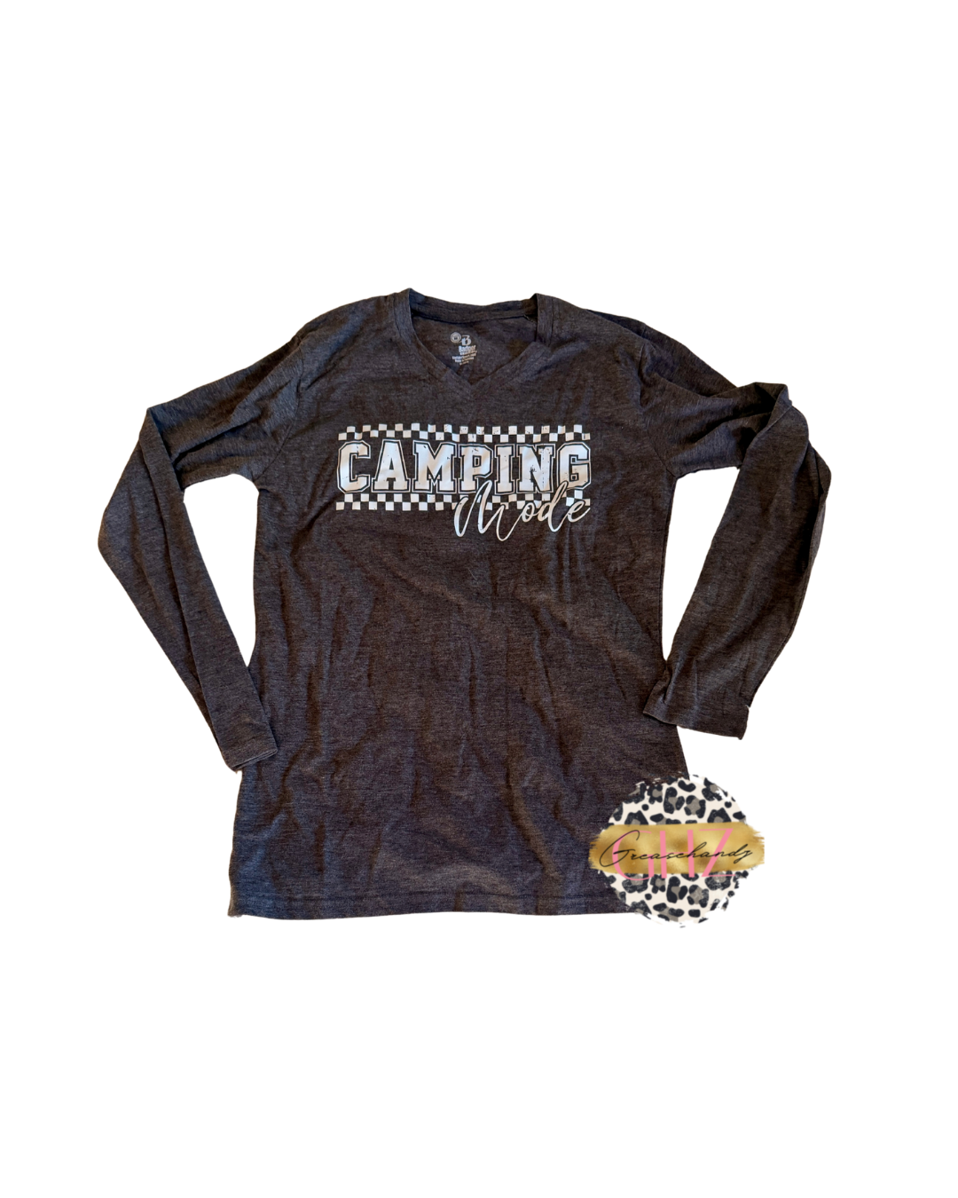 #91 Camping mode vneck longsleeve (M)