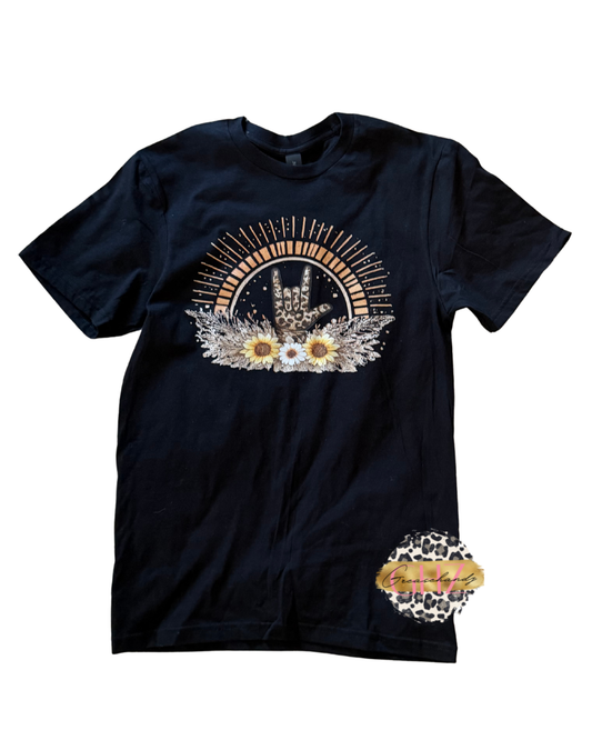 Leopard ILY Tshirt