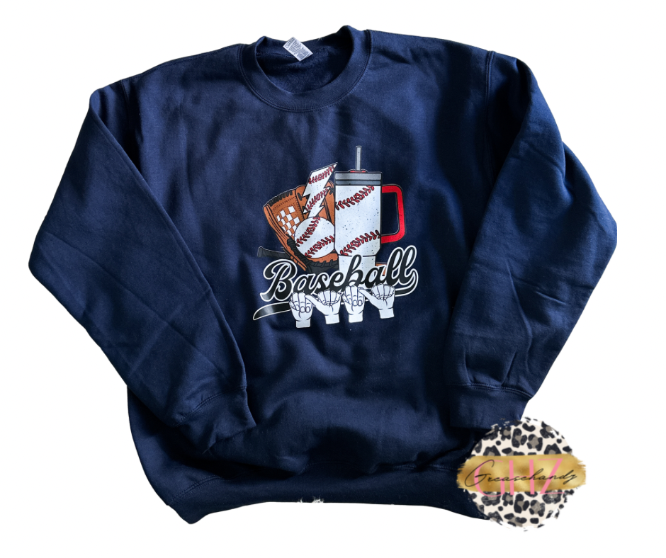 Baseball MAMA ASL sweatshirt