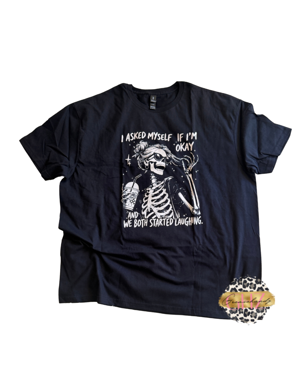 #8 asked myself if i was okay tshirt (2XL)