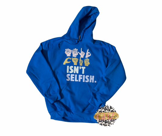 Self-Care isn't selfish hoodie