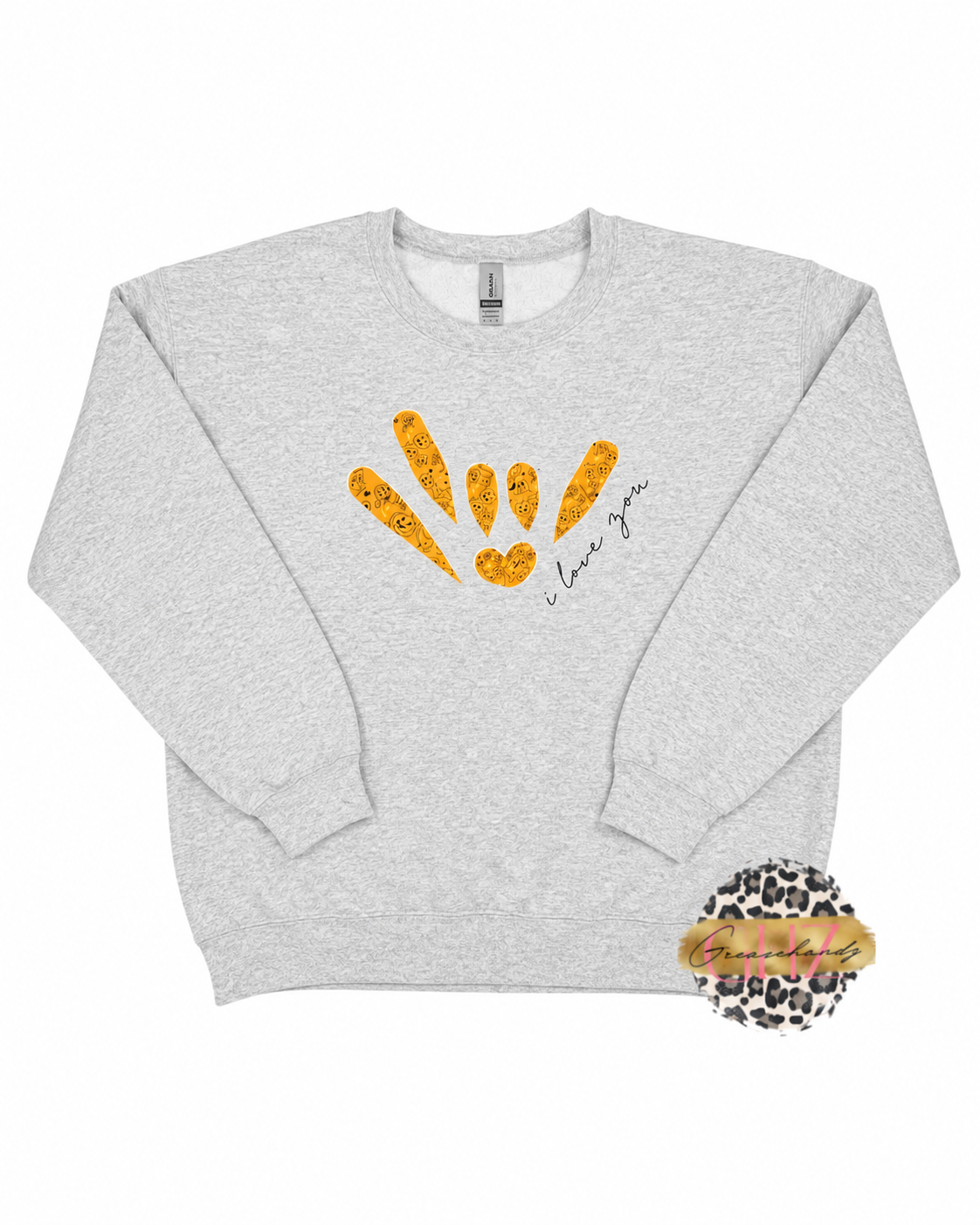 Halloween ILY ASL Sweatshirt