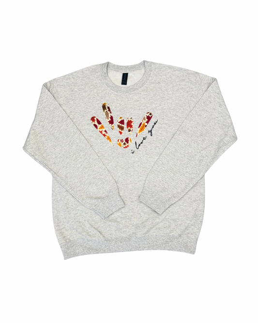 Autumn Leaves ILY ASL Tshirt