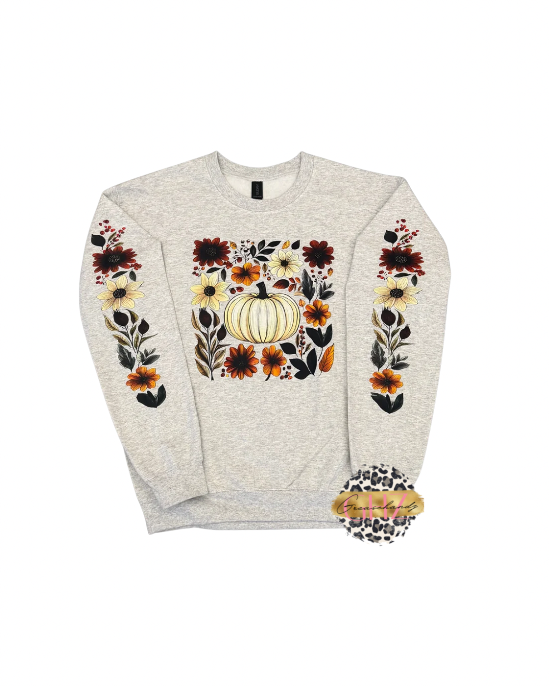Florals and Fall Sweatshirt
