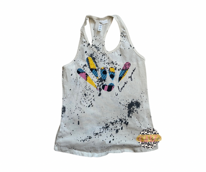 Sally Stripe ILY ASL tank top (different color)