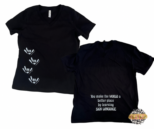 Better World:Sign Language VNECK