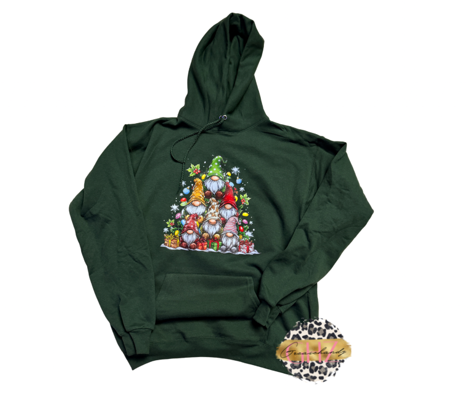 Christmas Tree Gnomes hoodie