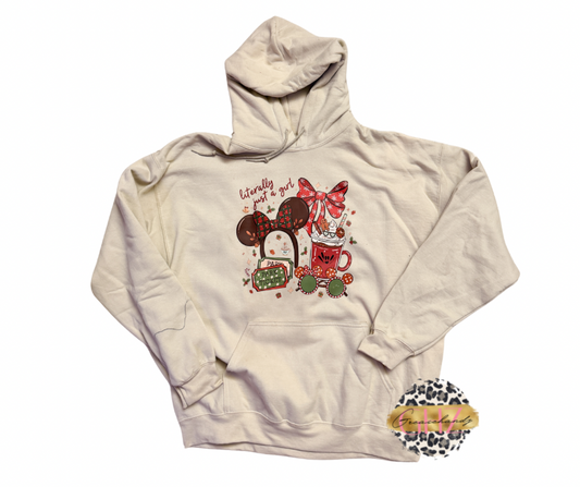 Literally Just a girl who loves Christmas hoodie